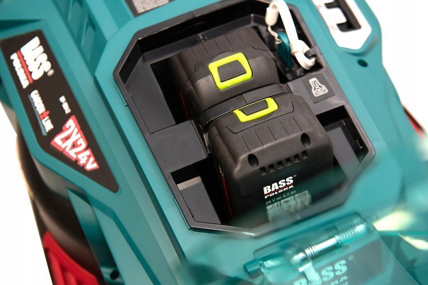 Акумуляторна газонокосарка Bass Polska 9043 48В (2&times;24В) 450 мм без АКБ та ЗП 9043 фото
